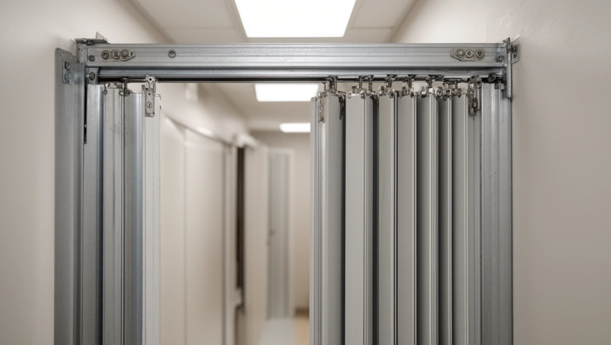 Jak zamontować drzwi harmonijkowe do metalowej futryny