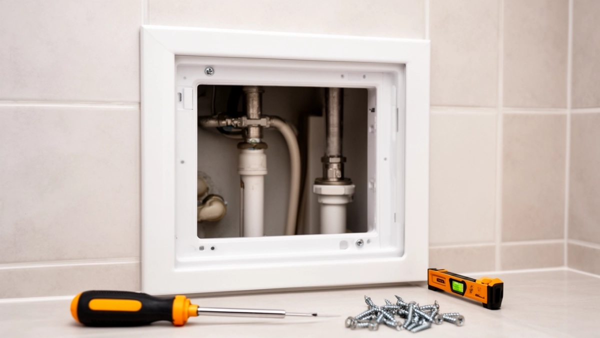 jak zamontować drzwiczki rewizyjne