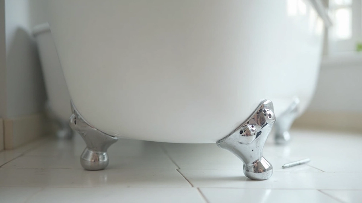 Jak zamontować nóżki do wanny akrylowej