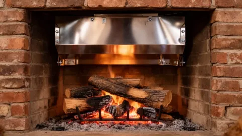 Jak zamontować deflektor w kominku