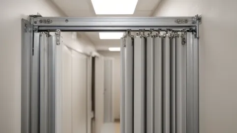 Jak zamontować drzwi harmonijkowe do metalowej futryny