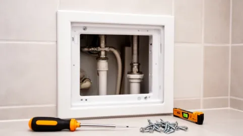 jak zamontować drzwiczki rewizyjne