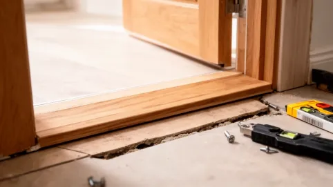 Jak zamontować próg w drzwiach wewnętrznych