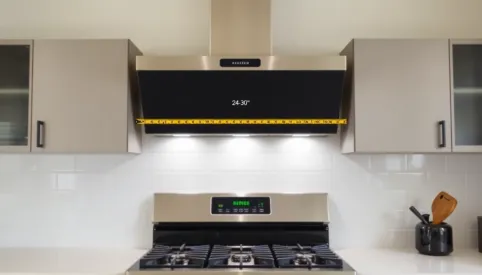 Na jakiej wysokości zamontować okap nad kuchenką gazową